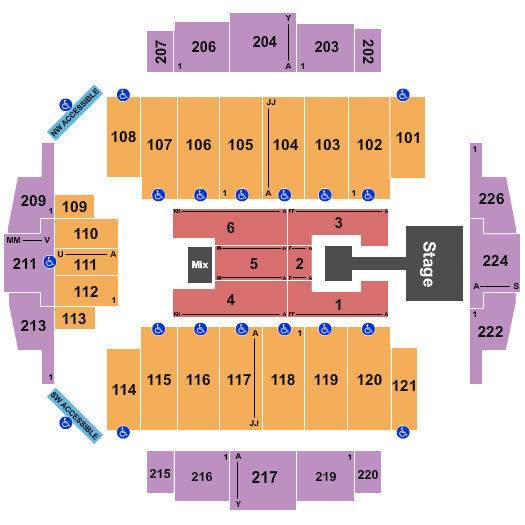 Tacoma Dome ATEEZ Seating Chart
